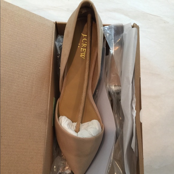 J Crew Zoe Suede D’Orsay flat BLACK 10M - Picture 5 of 6